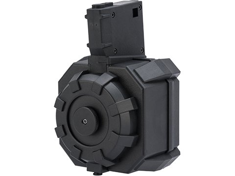 Angel Custom 2000 Round "BLOK" Firestorm Airsoft AEG Drum Flashmag