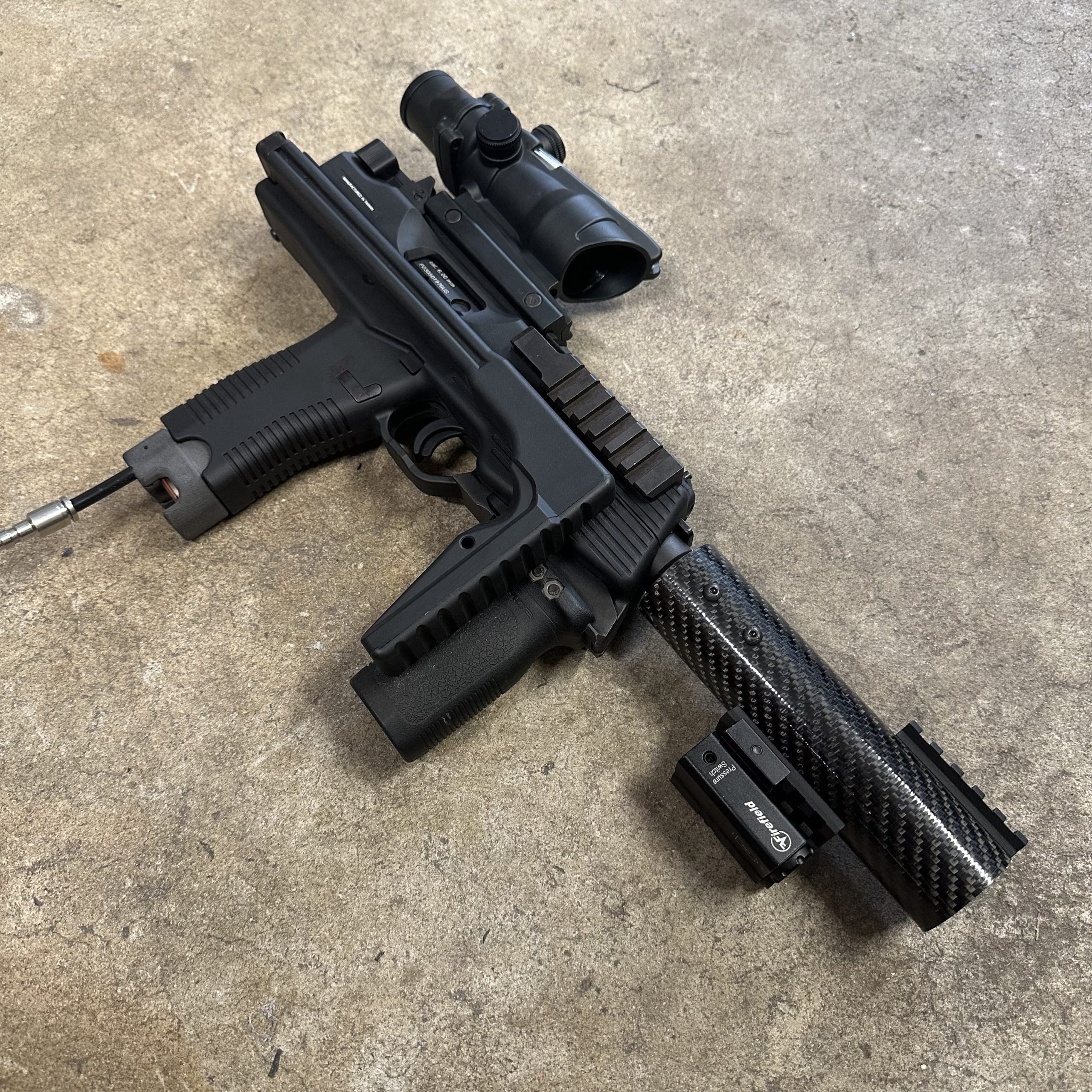 その他 kwa mp9 KWA MP9 Carbon Fiber Guard - Black – Tapp Airsoft