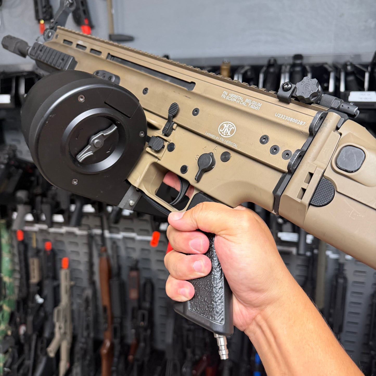 VFC SCAR-H MK17/APFG XM7 HPA Twin Drum