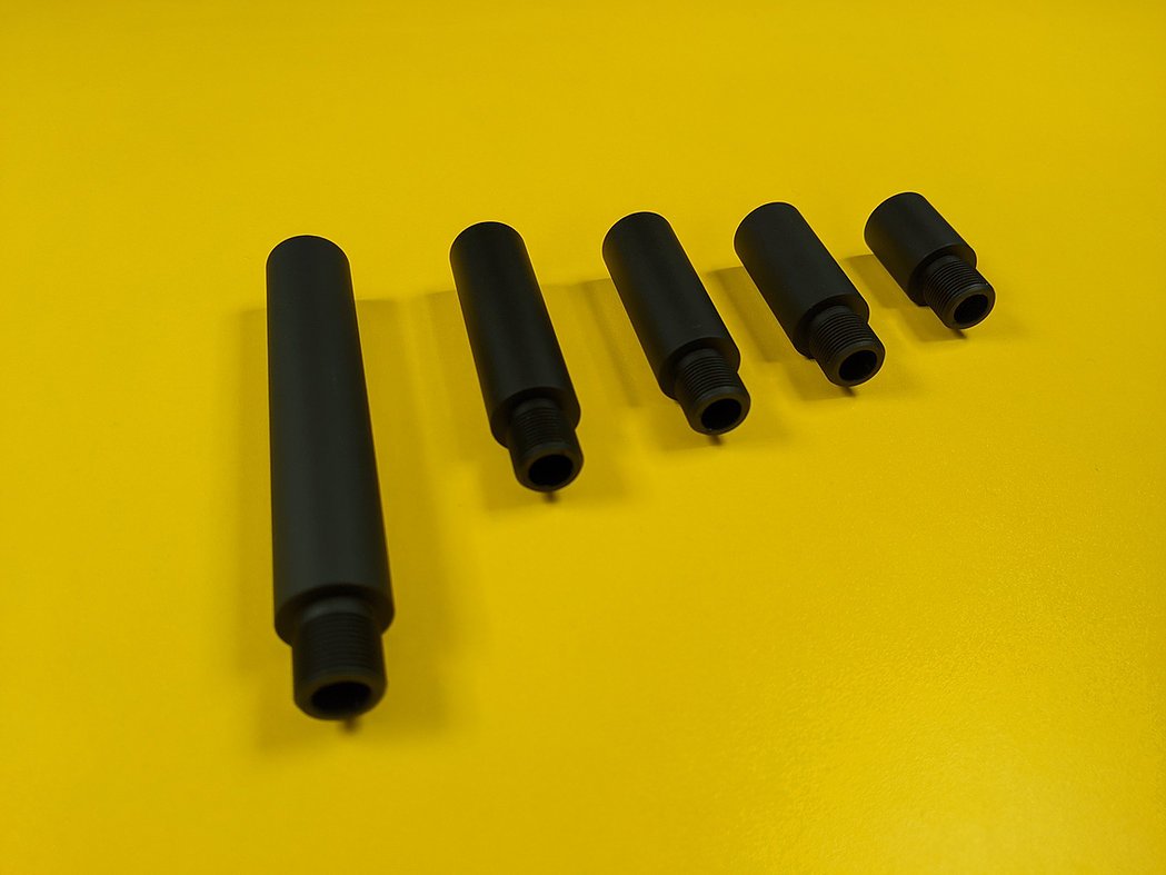 WaCu Black 14mm CCW Barrel Extension