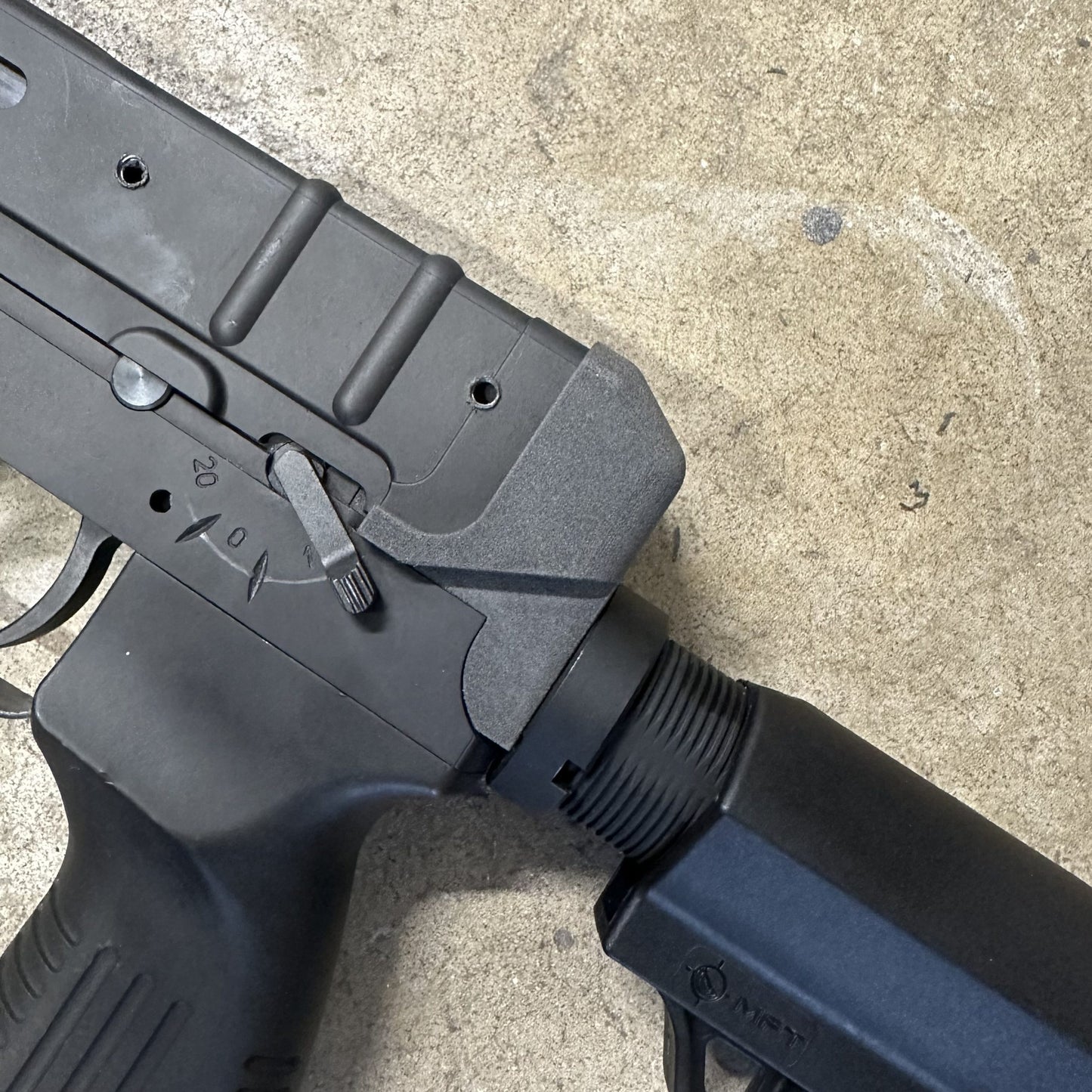 KWA KZ61 AEG Buffer Tube Carbon Fiber Adapter