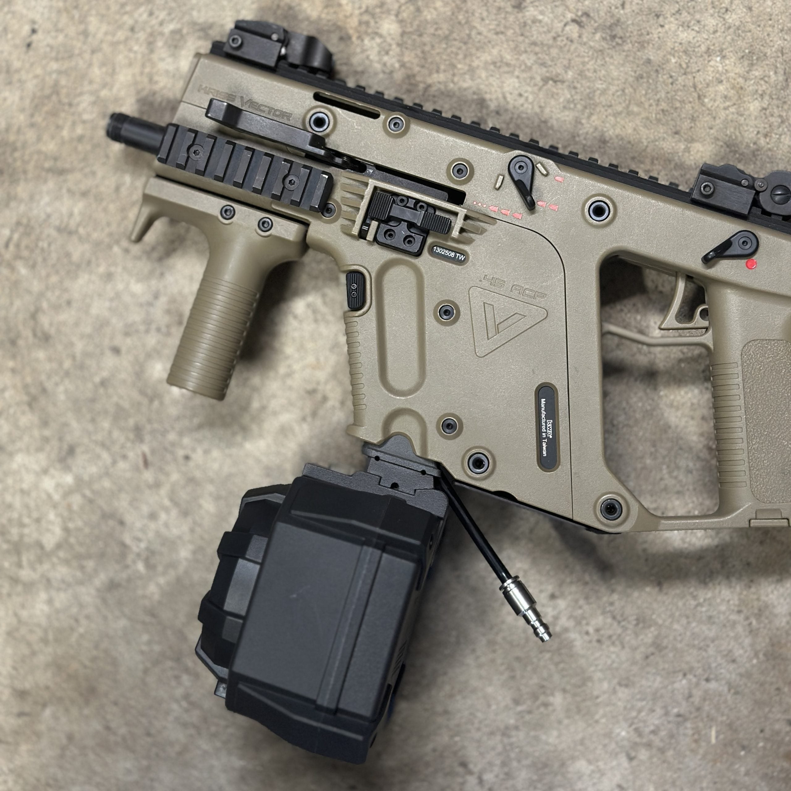 KWA Kriss Vector HPA Drum – Tapp Airsoft