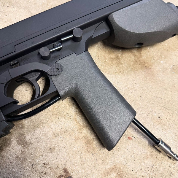 WE M1A1 Thompson Carbon Fiber Grip w/ HPA Line Route