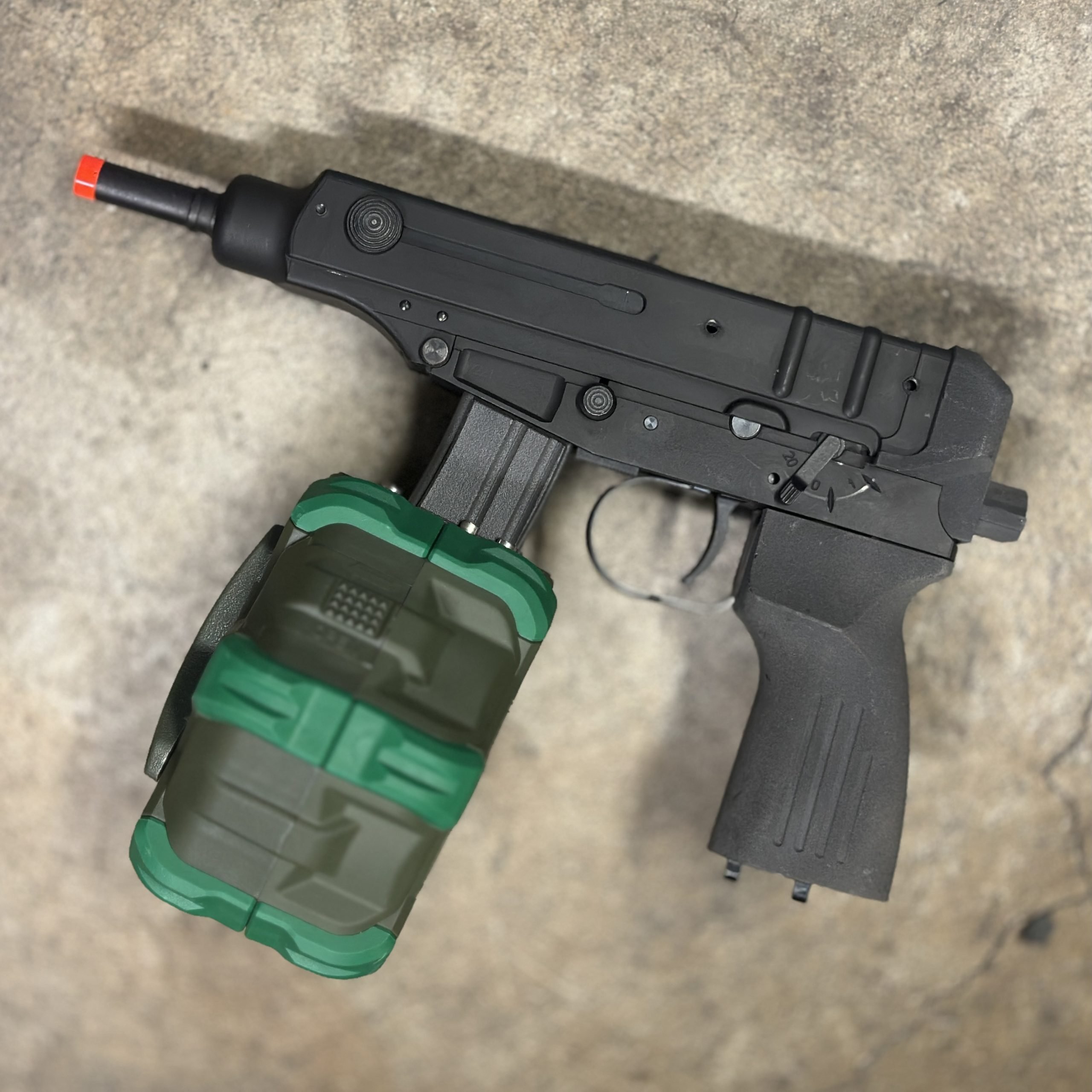 KWA KZ61 Skorpion Green Gas Drum - Tapp Airsoft